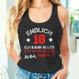 Finally 18 Ich Kann Alles Ich Weiß Alles Ahm Papa Tank Top