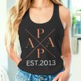 Dad Est 2013 Papa Seit 2013 Papa 2013 Tank Top