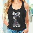 Spruch Soiele Idioten Und Nur Eine Sense S Tank Top