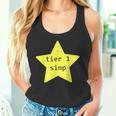 Tier 1 Simp Dank Meme Gaming Simp Streamer Camiseta sin mangas