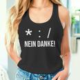 Genderstern Gendersternchen Gendersprache No Danke Tank Top