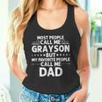 Grayson Geschenk Name Lustigeratertag Personalisiert Männer Papa Tank Top