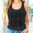 Habe Zwei Titel Papa Opa Rocke Beide Handwerker -Atertag Tank Top