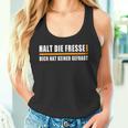 Halt Die Fresse Dich Hat Keiner Gefragt Ich Gender Nicht Tank Top