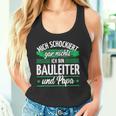 Herren Hausbau Bauleitung Papa Bauleiter Tank Top