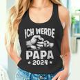 Herren Ich Werde Papa 2024 Schwangerschaft Ich Werde Baldater Tank Top