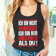 Ich Bin Nichterrückt Ich Bin Nur Kreativ Als Du Tank Top