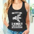 Ich Bin Papaon 3 Kinder Papa 3 Tank Top