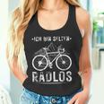 Ich Bin Selten Radlos Radlos Cyclist Tank Top