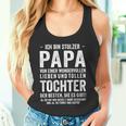 Ich Bin Stolzer Papa Einer Wundervoll Tochter Father's Day Long-Sleeved Tank Top