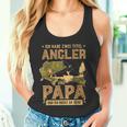 Ich Habe Zwei Titel Angler Und Papa Hecht Mann Carp Fishing S Tank Top