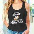 Ich Liebe Hühner Die Kacken Frühstück Tank Top