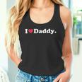 Ich Rotes Herz Papa Ich Liebe Papa Tank Top