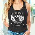 Ich Seh Schon Die Hütte Hikern Bergsteiger Mountain Tank Top