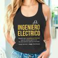 Ingeniero Electrico Definición Regalo Ingeniero Electrico Camiseta sin mangas