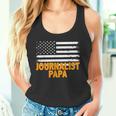 Journalist Papa Amerikanische Flaggeatertag Tank Top