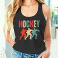 Jugador De Hockey Sobre Hielo Para Niños Retro Camiseta sin mangas