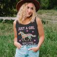 Just A Girl Who Loves Horses Horse Riding Girls Women Tank Top