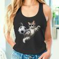 Katzen-Sonnenbrille Spielt Fußball-Kostüm Spielerbesitzer Liebhaber Tank Top