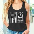 Labor Day Grillen Grillen Bbq Grill Papa Retrointage Tank Top