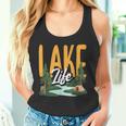 Lake Life Angeln Bootfahren Segeln Lustig Outdoor Tank Top