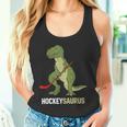 Lindo Dinosaurio Hockey Sobre Hielo Dinosaurio Hockeysaurus Camiseta sin mangas