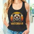 Lustige Geschenkeidee Papa Dadatertagater Bäraterbär Tank Top