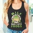 Man Ich Liebe Frogs MILF Frog Tank Top