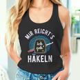 Mir Reicht's Ich Geh' Häkeln Spruch Häkelnadel Wollknäuel Tank Top