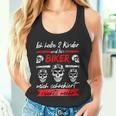 Motorcycle Rider Ich Habe 2 Kinder And Bin Biker Motorcycle Tank Top