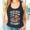 Nunca Eres Demasiadoiejo Para Remar Dragon Boat Racing Team Men Camiseta sin mangas