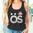 Österreich Menschenflagge Buchstaben Ö Und S Österreich Österreich Tank Top