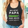 Papa 2024 Stolzerater Dad Jokes Werden Geladen Lustig Tank Top