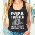 Papa & Tochter Beste Freunde Fürs Leben Partner Look Father's Day Tank Top