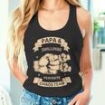 Papa & Zwillinge Perfekte Chaos Teamatertag Männertag Tank Top