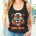 Papa Bär Papa Bearatertagsgeschenk Für Papa Spruch Lustig Tank Top