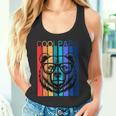 Papa Papa Bär Ehemannater Familieatertag Regenbogen Tank Top