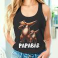 Papa Bärater Tochter Sohn Dabbing Papaatertag Tank Top