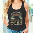 Papa Bear Spruch Für Papaatertag Bär Tank Top