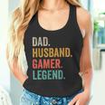 Papa Ehemann Gamer Legendideospielspieler Gaming Dad Tank Top