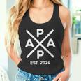 Papa Est 2024 Wird Papa 24 Level Bis Papa 2024 Tank Top