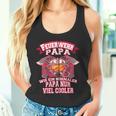 Papa Feuerwehrmanniel Cooler Sohn Tochterater Kapuzenjacke Tank Top