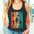 Papa Hoch 2 Dad Hoch 2 Töchter Zweifach Papa Father's Day S Tank Top