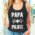 Papa Pilot Drohne Geschenk Drohnen Humor Fliegenatertag Tank Top