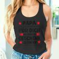 Papa Undater Motiv Lustiger Spruch Herrenatertag Tank Top