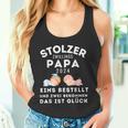 Papaon Zwillingen 2024 Saying Proud Twin Papa 2024 Tank Top