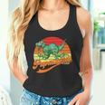 Papasaurus Lustigesater Papa Dino Tank Top