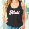 Personalisierter Name Nicki I Love Nickiintage Tank Top