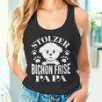 Proud Bichon Frise Papa Bichon Frise Tank Top