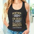 Rentner 2024 Retirement Pension Tank Top